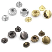 50 sets 15mm metal snaps fastener button rivets 12 5mm snap jacket clothing accessories 10mm sewing repair buttons