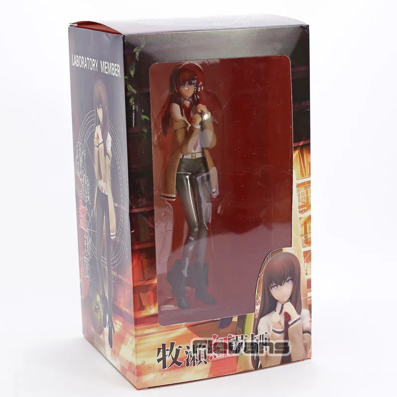 Аниме Steins Gate Makise Kurisu 1/7 Масштаб ПВХ фигурка Коллекционная модель игрушки