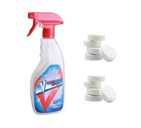 10Pcs with Bottle 10 шт. Многофункциональный Effervescent спрей-очиститель набор чистой точки дома чистящий концентрат Effervescent спрей-очиститель ZXH - Тип аромата: 10Pcs with Bottle