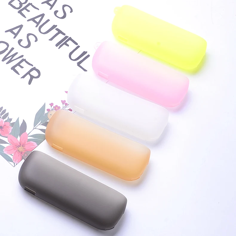 Высококачественный цветной прозрачный чехол IQOS из ТПУ с эффектом потертости для