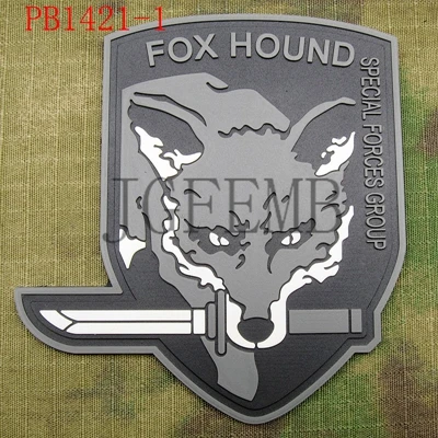MGS FOXHOUND группа специального назначения 3D ПВХ патч