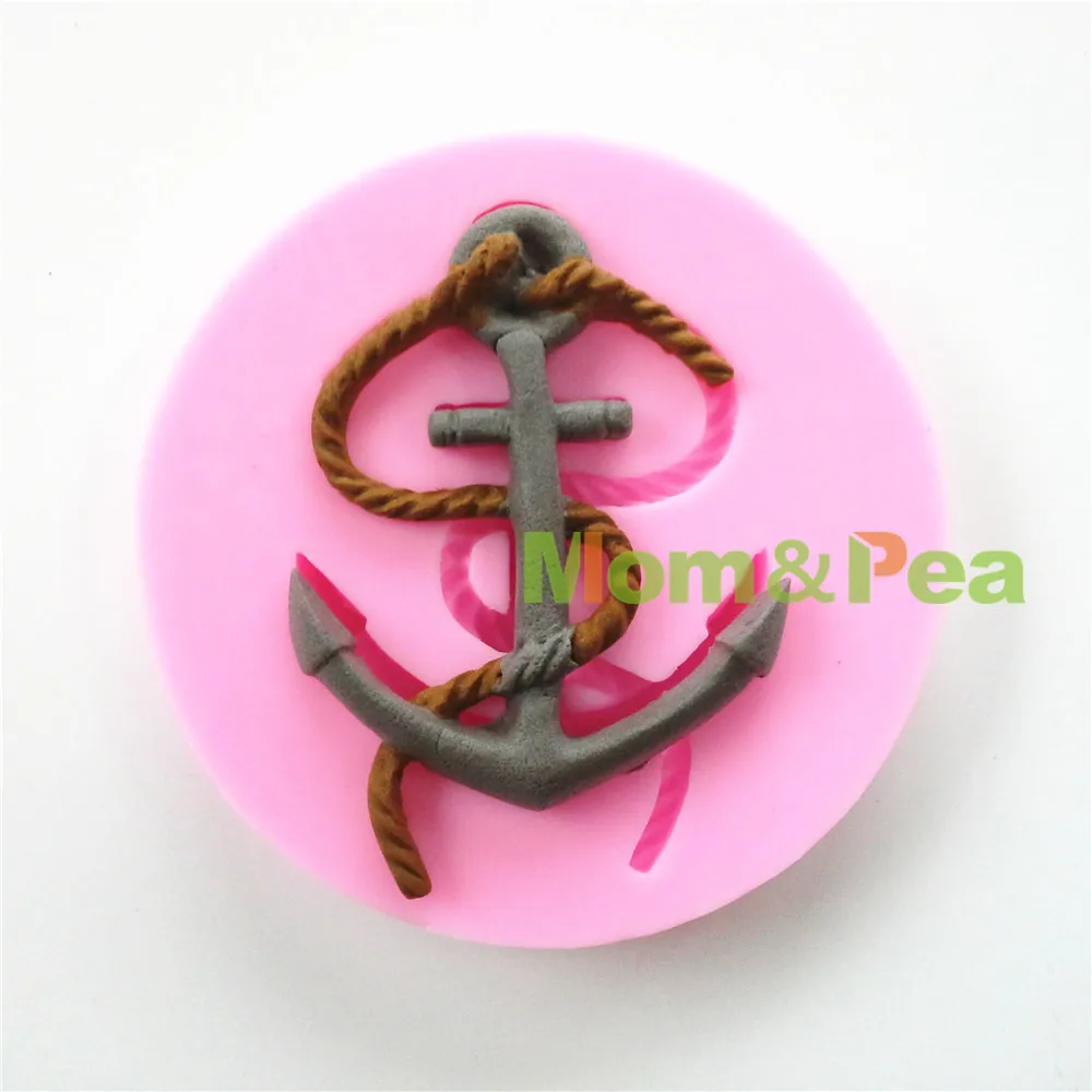 Силиконовая форма для украшения торта в форме якоря 3D мамы и дочки бесплатная