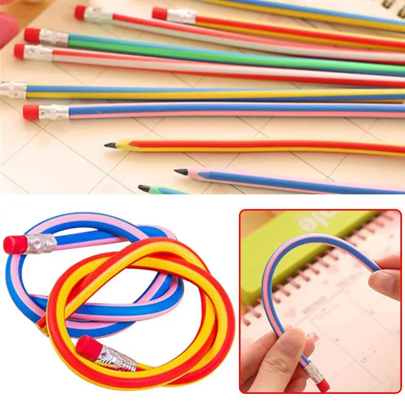 5Pcs 18cm Pencil Drawing Painting Tool Toys Flexible Students Stationery | Игрушки и хобби