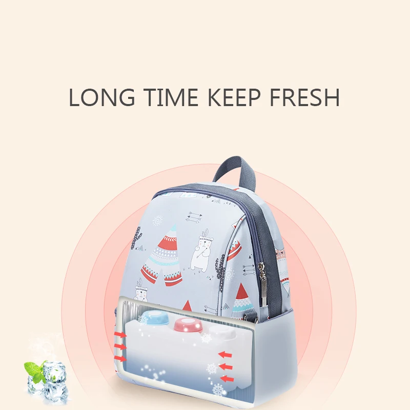 ABOUTBABY Новая модная бутылка Сумка сохраняющая свежесть изоляция сумка для пеленок Термосумка для бутылок держатель для детской бутылочки подогреватель молока