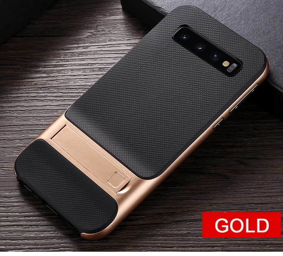 CAPSSICUM чехол с подставкой для samsung Galaxy S10 S10E Plus, чехол s PC, задняя крышка с подставкой для samsung S10 S10PLUS S10E