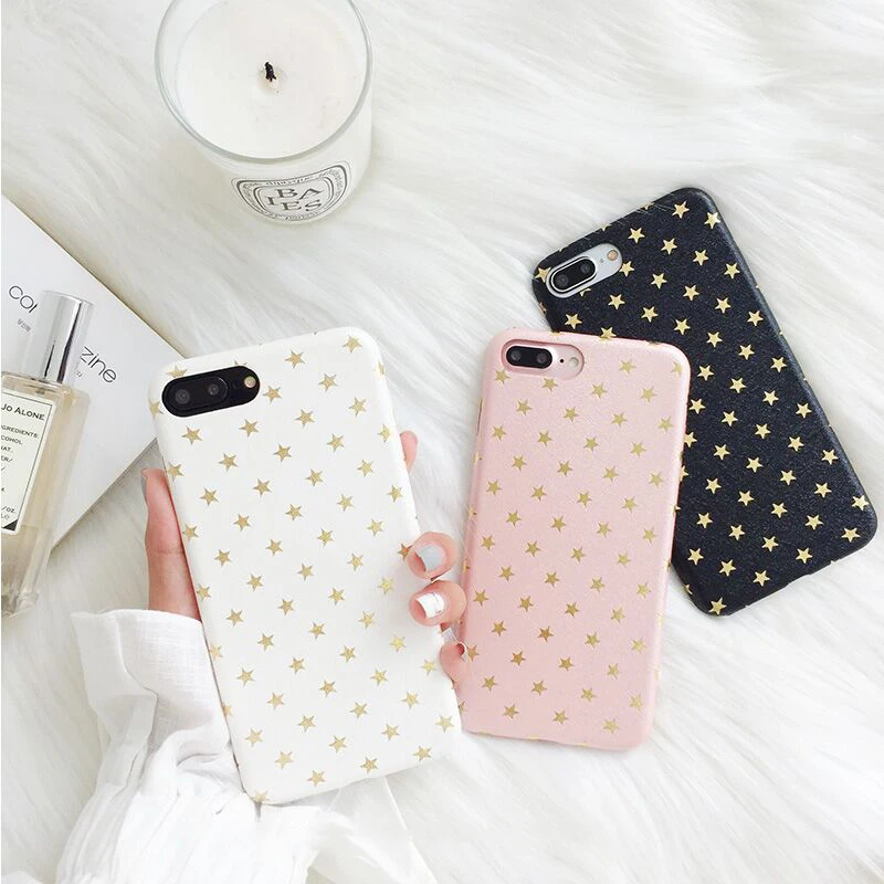 Модный чехол для телефона с золотой звездой для iphone 11, 11Pro, Max, XS, Max, X, XR, 6 S, 7, 8 Plus, задняя крышка, роскошный карамельный цвет, чехол s Coque