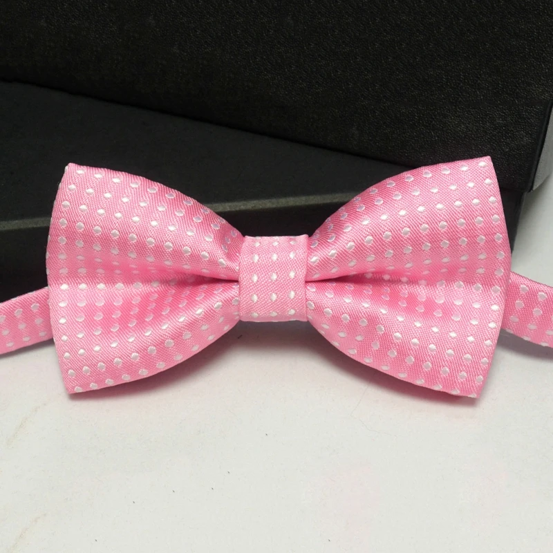 Лидер продаж повседневный Детский галстук бабочка в горошек красивый