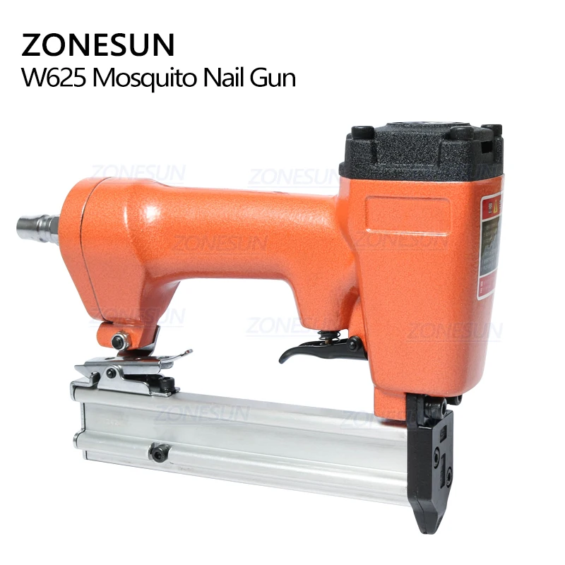 ZONESUN W625 пневматический пистолет для комаров степлер мебели деревообработки