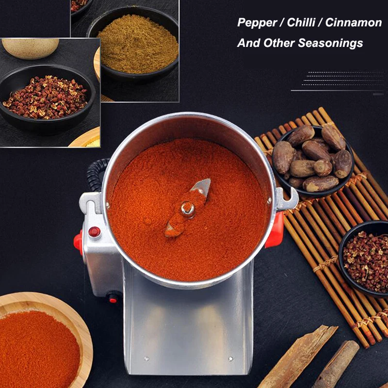 Электрическая кофемолка из нержавеющей стали 700 г мельница для сухих продуктов