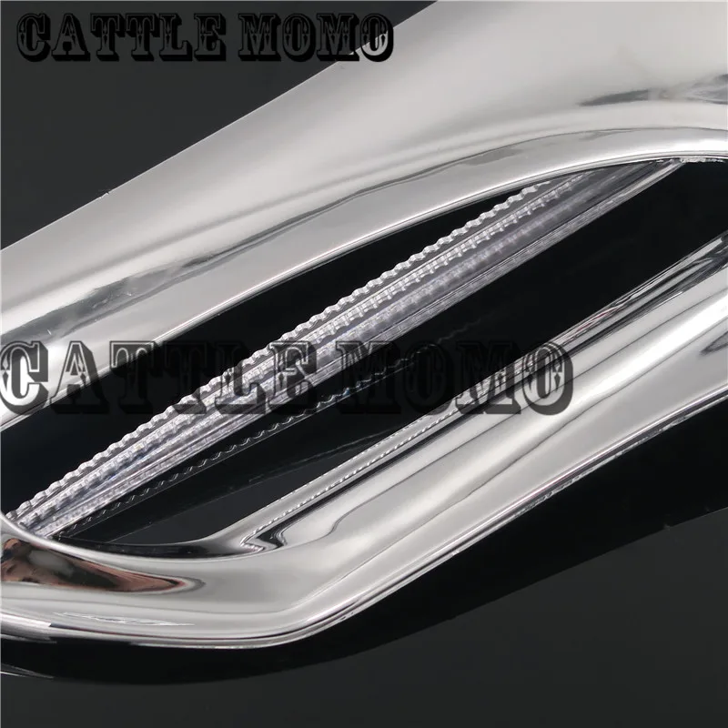 Обтекатель вентиляционная крышка ABS хром крыло летучая мышь обтекатель отделка