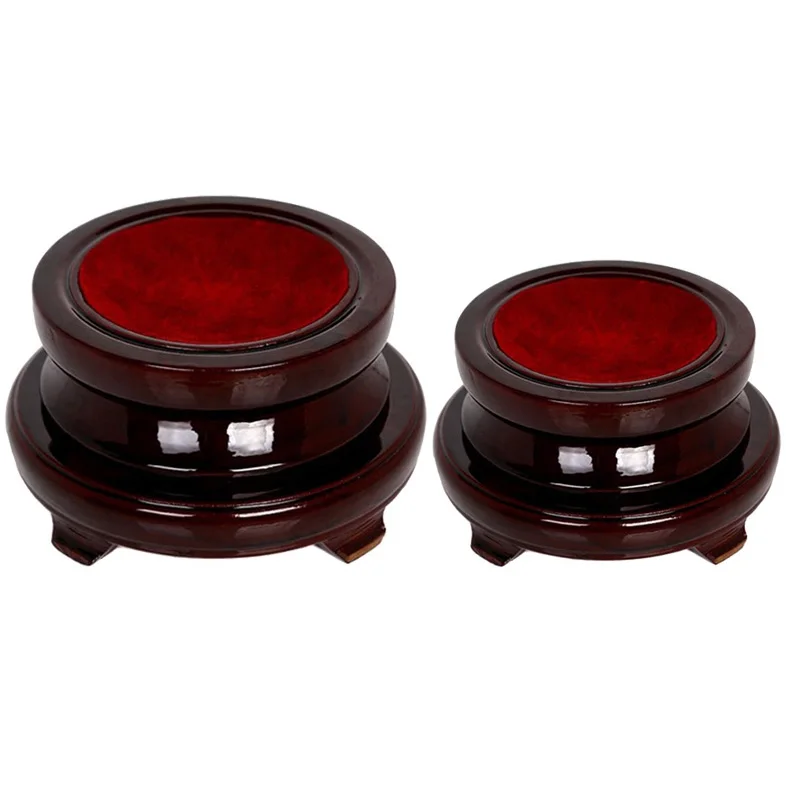 Прозрачная деревянная подставка держатель украшение для хрустального