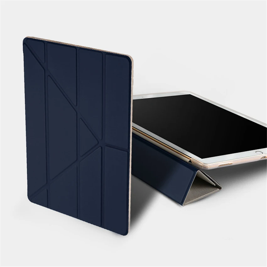 Деловые кожаные ультра-тонкие Чехлы для Ipad Pro 12,9 стойки для планшета чехол с автоматическим пробуждением сна мягкий TPU+ PU Coque Funda