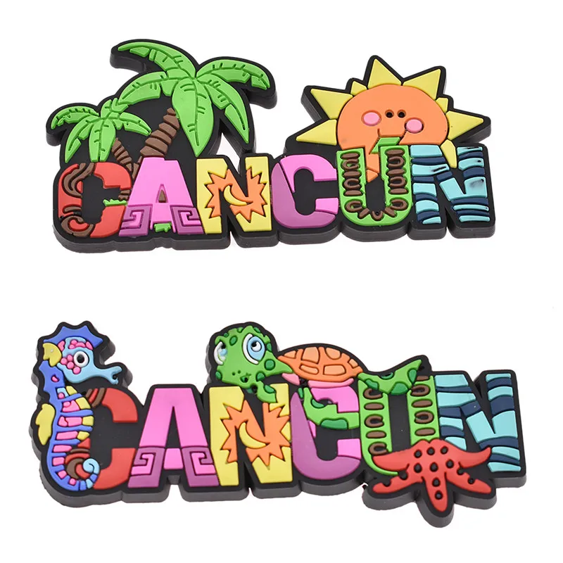Мехико Канкун магниты на холодильник с мультяшными буквами коллекция магнитов