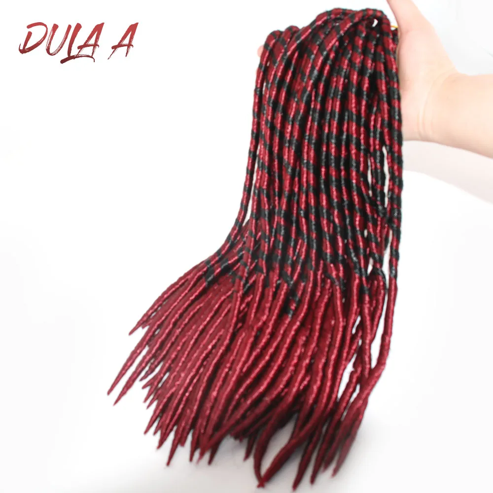 Dula A Faux locs синтетическая оплетка волос крючком плетение для черный женщин 24 пряди