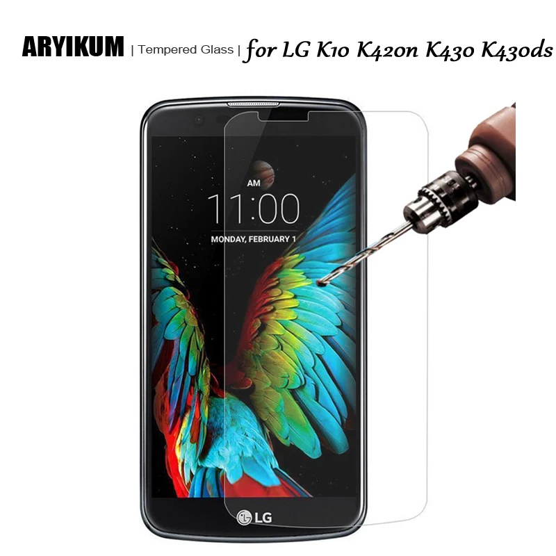 9 H 2.5D HD закаленное Стекло для LG K10 LTE m2 k420n K430 K430DS lgk10 Экран протектор Закаленное
