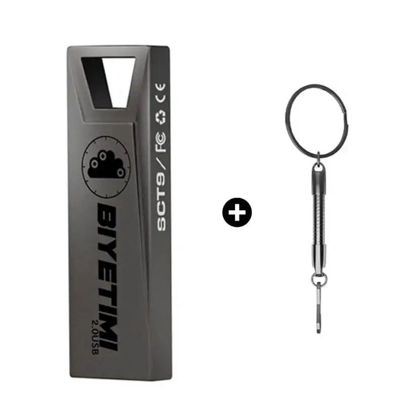 Черный Usb флеш-накопитель BIYETIMI, usb флеш-накопитель, 8 ГБ, 16 ГБ, 32 ГБ, 64 ГБ, флеш-накопитель, флешка, Usb флешка, флеш-накопитель 2,0 - Цвет: Черный