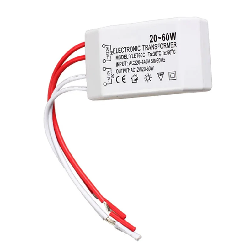 20-60W 12V Halogen Lamp Electronic Transformer Spotlight Adapter Device for | Освещение