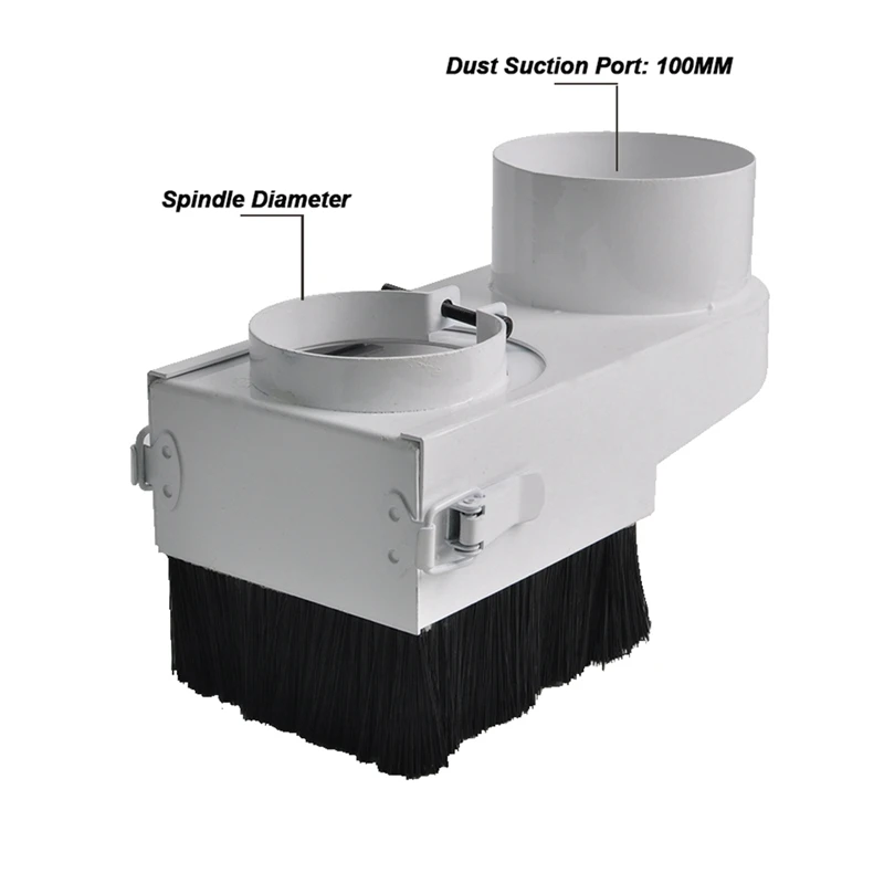 Пылесборник с ЧПУ 80 мм щетка для пылезащитного покрытия шпинделя 2 кВт 1 5