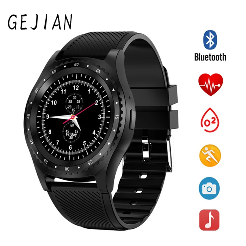 Фото Bluetooth Смарт часы L9 Smartwatch Android телефон с TF sim картой камера Whatsapp наручные для IOS PK DZ09