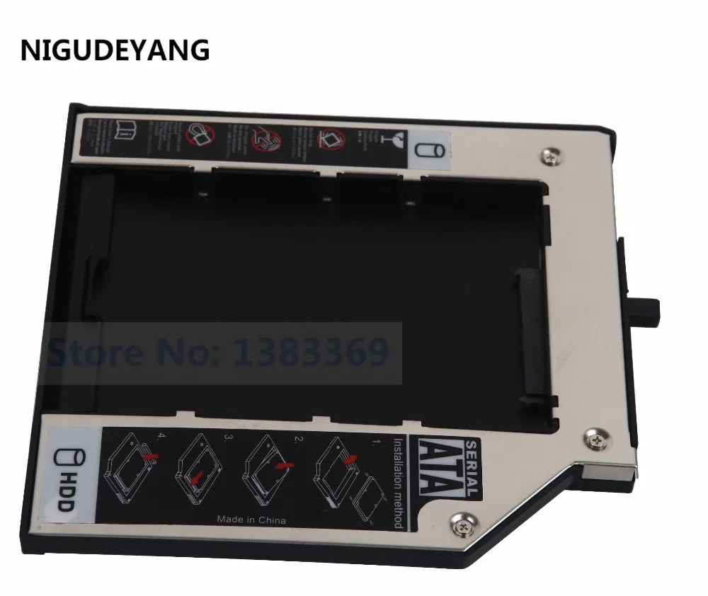 NIGUDEYANG 2nd SATA HDD SSD Caddy Корпус адаптер для IBM lenovo ThinkPad T500 W500 43N3412