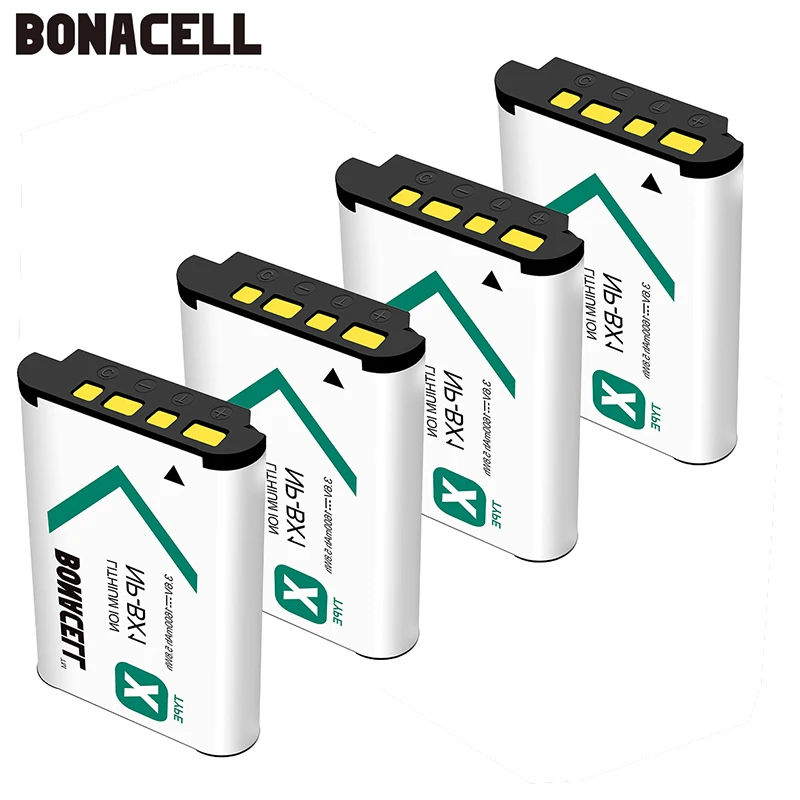 Bonacell 1600 мА ч для sony NP BX1 Батарея детали Cyber Shot DSC RX100 HX300 WX300 HDR AS100V AS30V