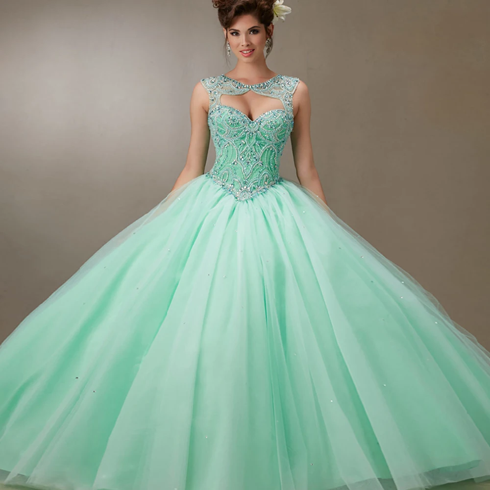 Vestidos De 15 Anos Quinceanera 2019 вышитый бисером с кристаллами бальное платье платья со