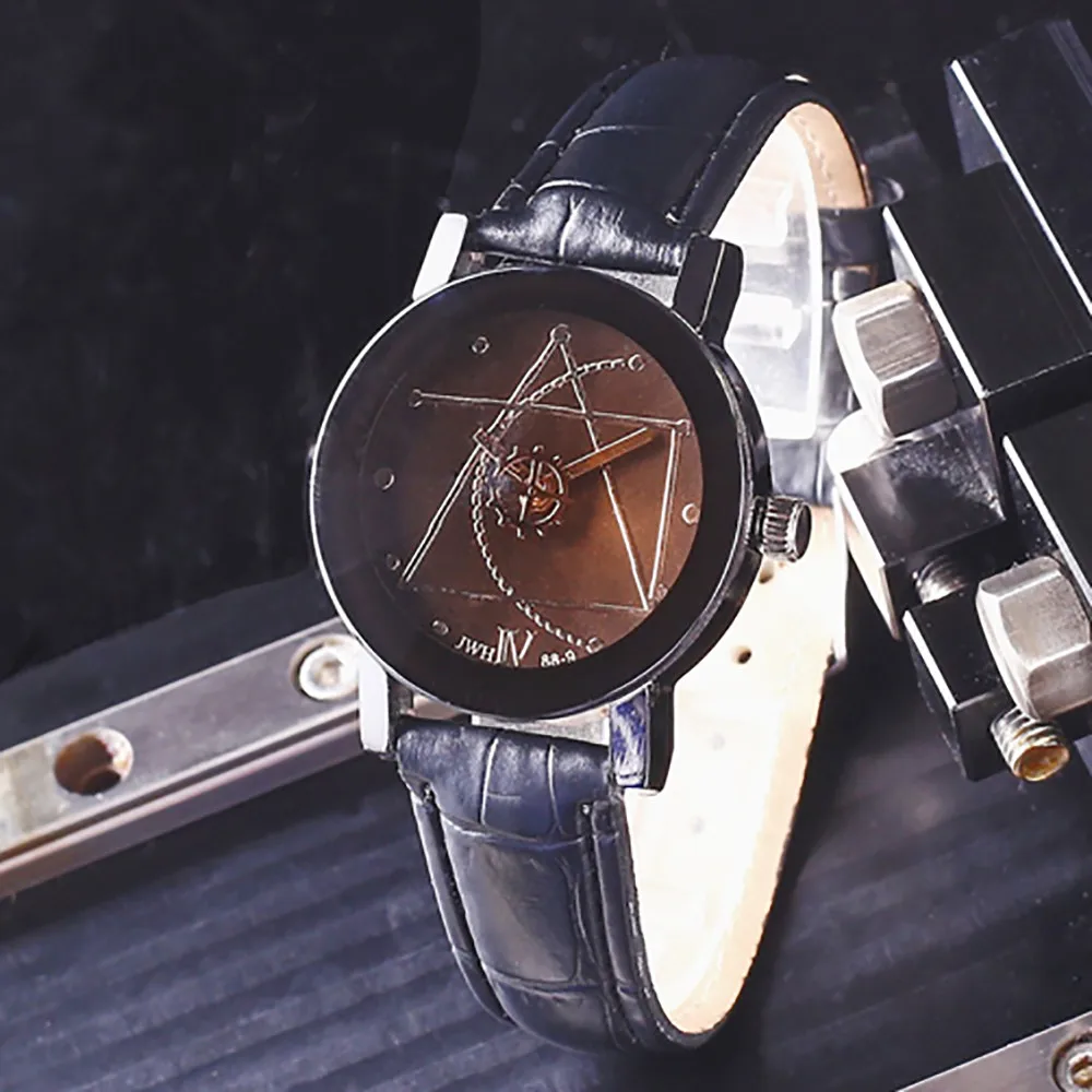 Мужские и женские кварцевые часы Lover's аналоговые наручные Изысканные мужские