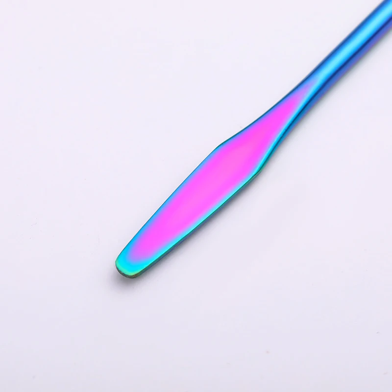BORN PRETTY color ful двусторонний инструмент для наращивания ногтей, инструмент для дизайна ногтей, многофункциональный смешанный шпатель, ложка, палочка для смешивания цветов