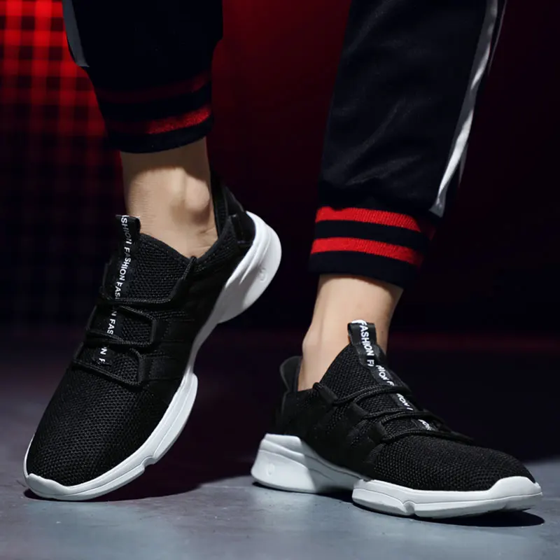 Мужская обувь для бега летняя дышащая сетчатая мужская легкие мужские кроссовки