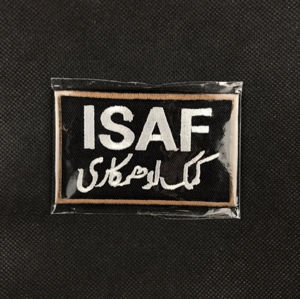 20 шт. вышивка ISAF патч Международная служба поддержки безопасности тактический