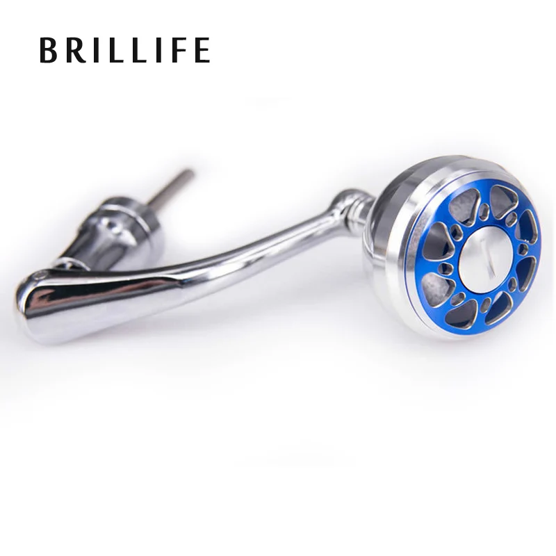 BRILLIFE катушка ручки DIY 2 подшипники алюминиевая Firshing ручка для Shimano Daiwa ABU Garcia