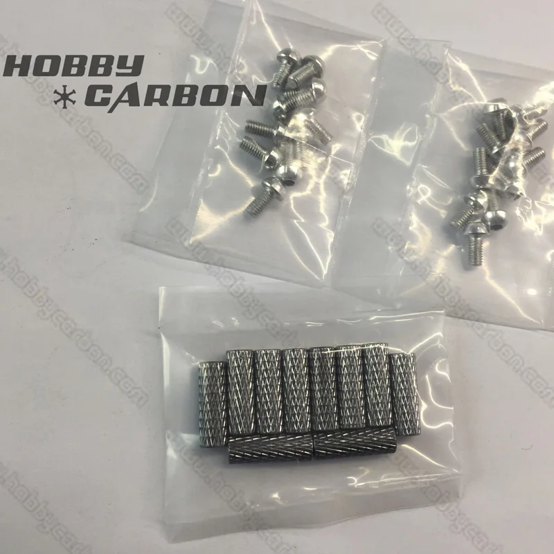 HOBBY CARBON Комплект крепежа 7075 Алюминиевый M3x10 круглая кнопка шестигранный болт с