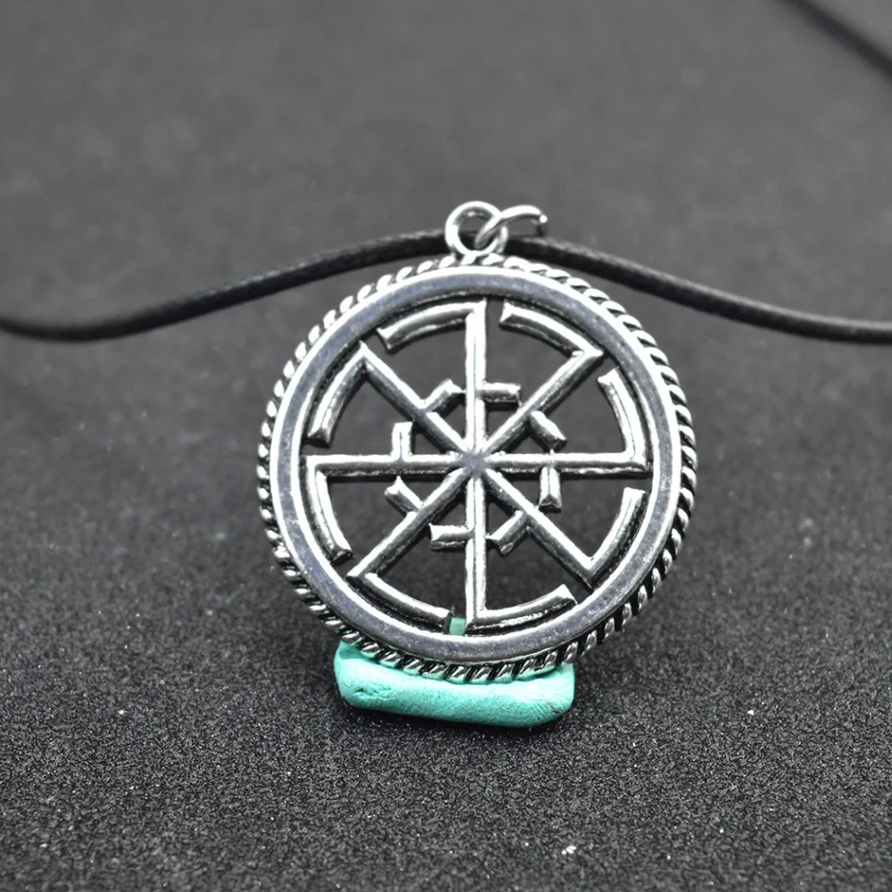 Viking Valknut Pendant Men's Necklace Women Round Pagan Religious Male Man Slavic Silver Steampunk Jewelry Tibetan Amulet Gift