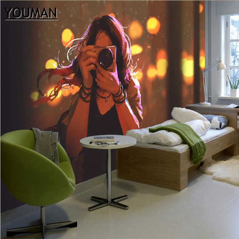 Обои для рабочего стола Hd девушки обои ручной работы женщина держит фото камеру