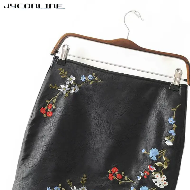 Женская юбка-карандаш с цветочной вышивкой JYConline облегающая юбка из