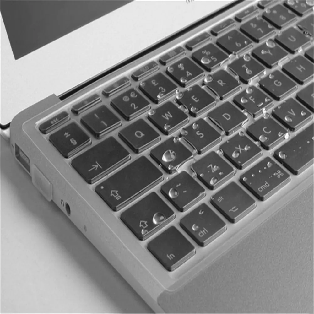 Популярный ультрапрозрачный чехол для клавиатуры из ТПУ защитный Macbook Air 11 Pro 13 15