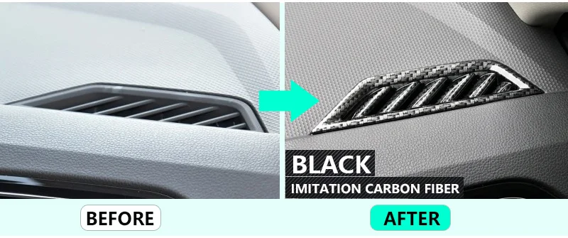 Для VW Tiguan II MK2 2016 2017 2018 2019 Volkswagen хром карбоновое волокно Передняя маленькая крышка