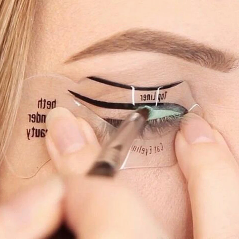 2 шт. трафареты для подводки глаз|stencils for eye|stencil eyebrowseyebrow stencil |