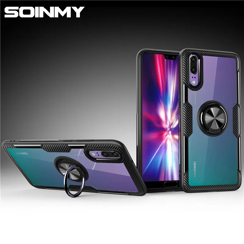 Чехол держатель с кольцом подставкой для Huawei P30pro/P30 Lite/P30 360|Бамперы| |