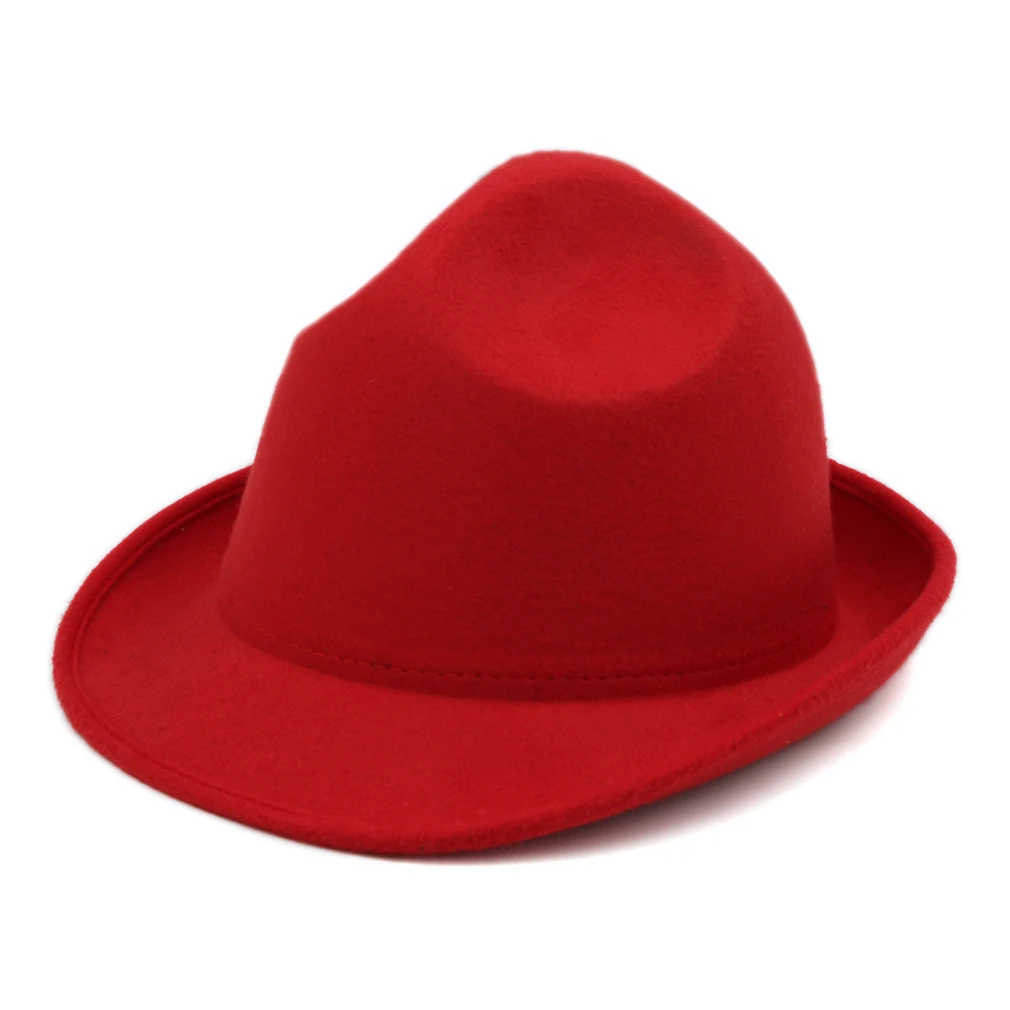 Mistdawn, модная, унисекс, шерсть, Fedora, Трилби, шапка, Гангстерские шляпы, джаз, шляпа, Канада, Канада, Канадский, Маунти, Рейнджер, шляпа