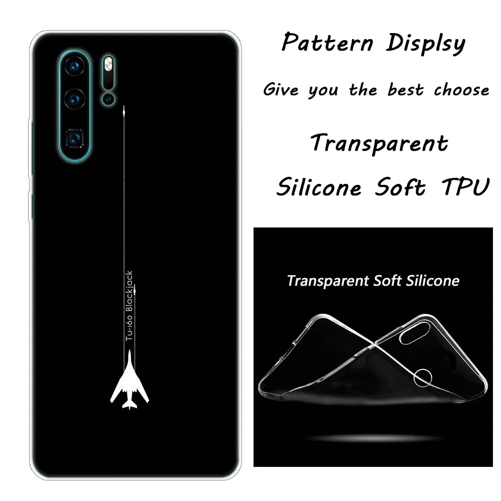 Силиконовый чехол для телефона с рисунком самолета для huawei P30 P20 Pro P10 P9 P8 Lite P Smart Z Plus NOVA 3 3i - Цвет: 005