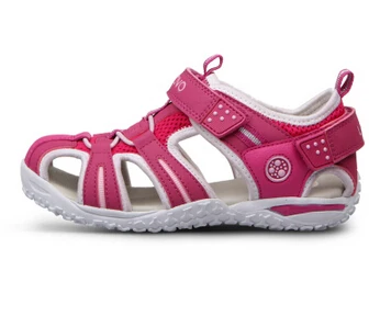 Новые детские пляжные сандалии для мальчика безопасная детская обувь девочек