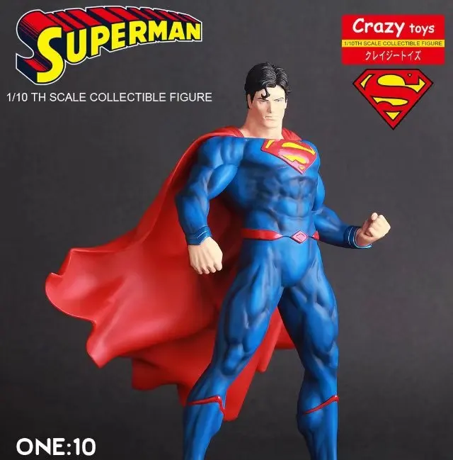Сумасшедшие игрушки DC Супермен, Супергерой фигурка коллекционная игрушка 7 дюймов 18 см