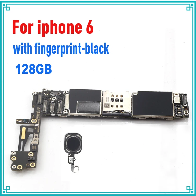 Оригинальная Черная материнская плата 128 ГБ для iphone 6 4 7 дюйма со сканером