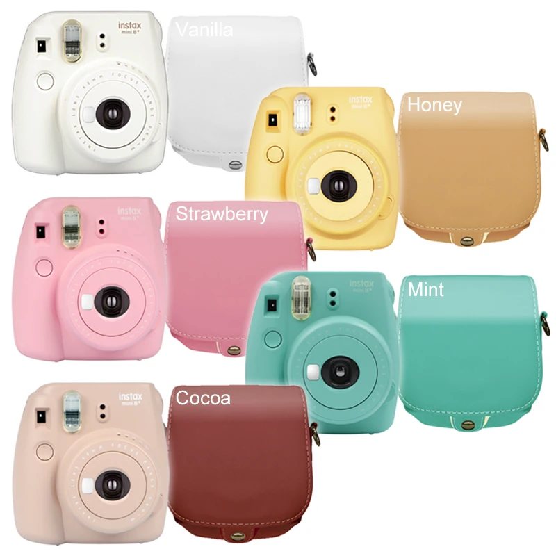 5 видов цветов камеры Fujifilm Instax Mini 8 Plus с сумкой из искусственной кожи|fujifilm instax mini