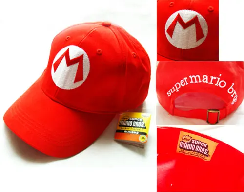 Супер Марио Хлопок Кепки S Red Hat 