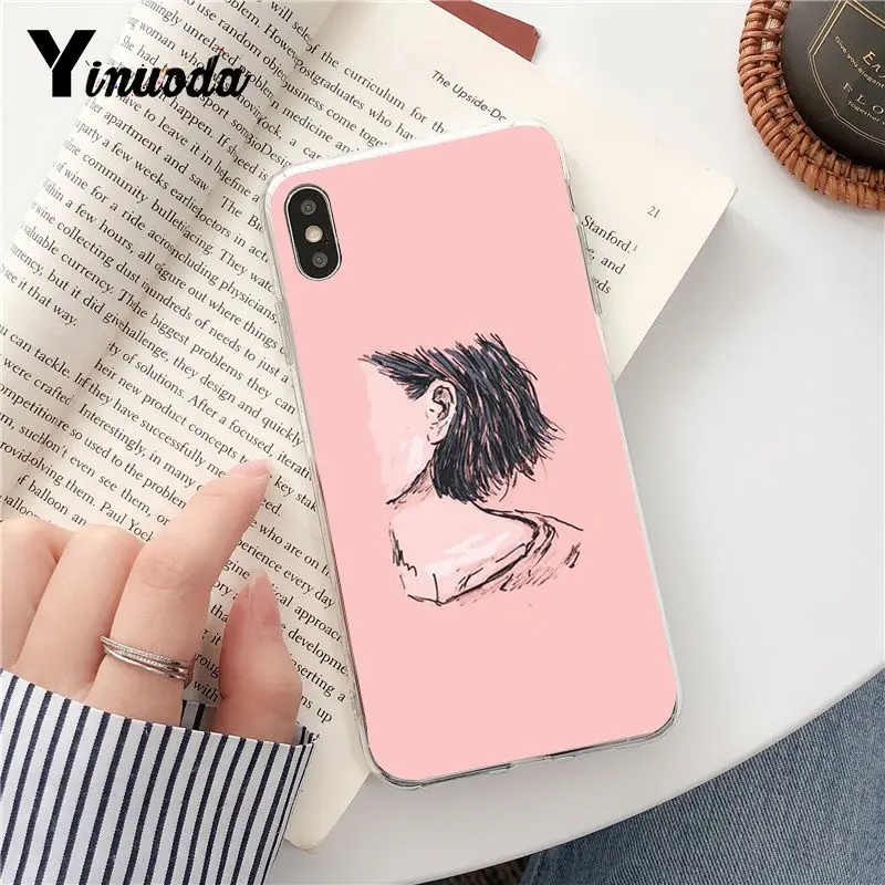Yinuoda Ретро арт линия пара роскошный уникальный дизайн чехол для телефона iPhone 8 7 6 6S