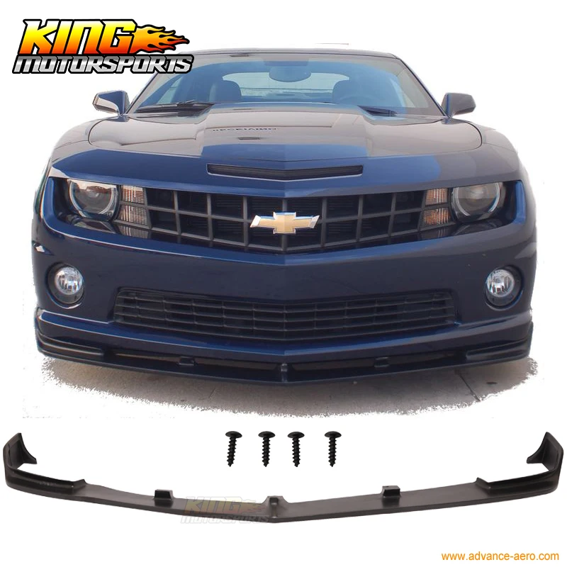 Подходит для 2010-2013 11 12 Chevy Camaro V8 SS передний бампер спойлер уличный стиль нижний спойлер
