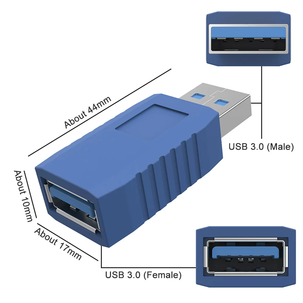 90 градусов USB 3,0 A папа-мама вертикальный левый правый вверх вниз угловой адаптер USB 3,0 M/F разъем для ноутбука ПК Компьютер синий