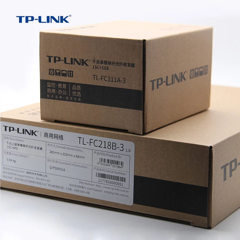 TP Link TL FC318B 3/TL FC311A 3 3KM SC Одномодовый медиа конвертер гигабитный оптоволоконный